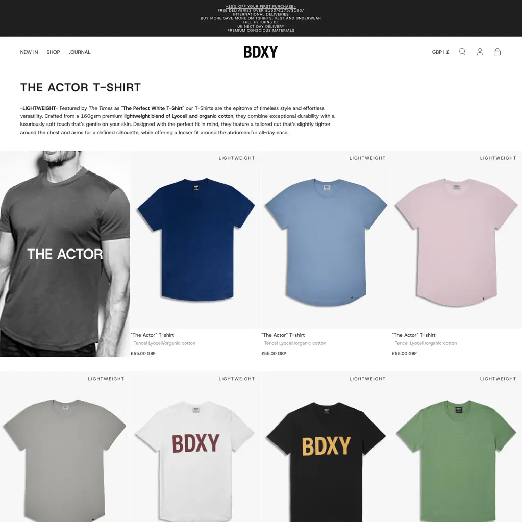 T-shirts collection ~ BDXY Studios by oContis Studio