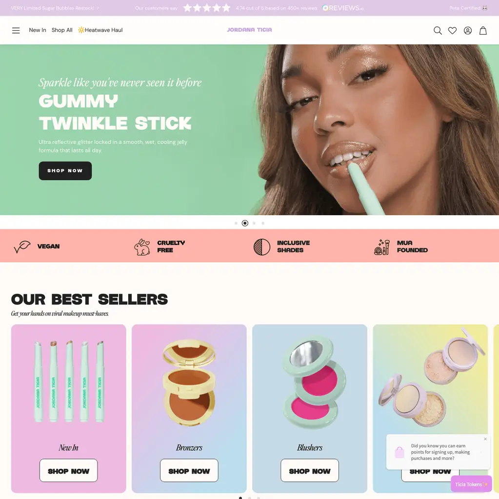 Homepage ~ Jordana Ticia by oContis Studio