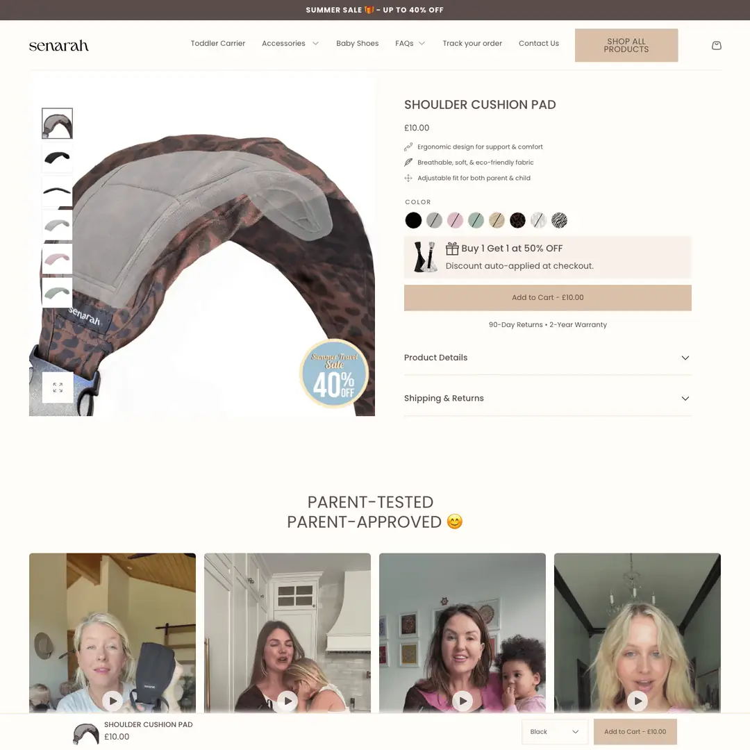 Accessories product page ~ Senarah by oContis Studio
