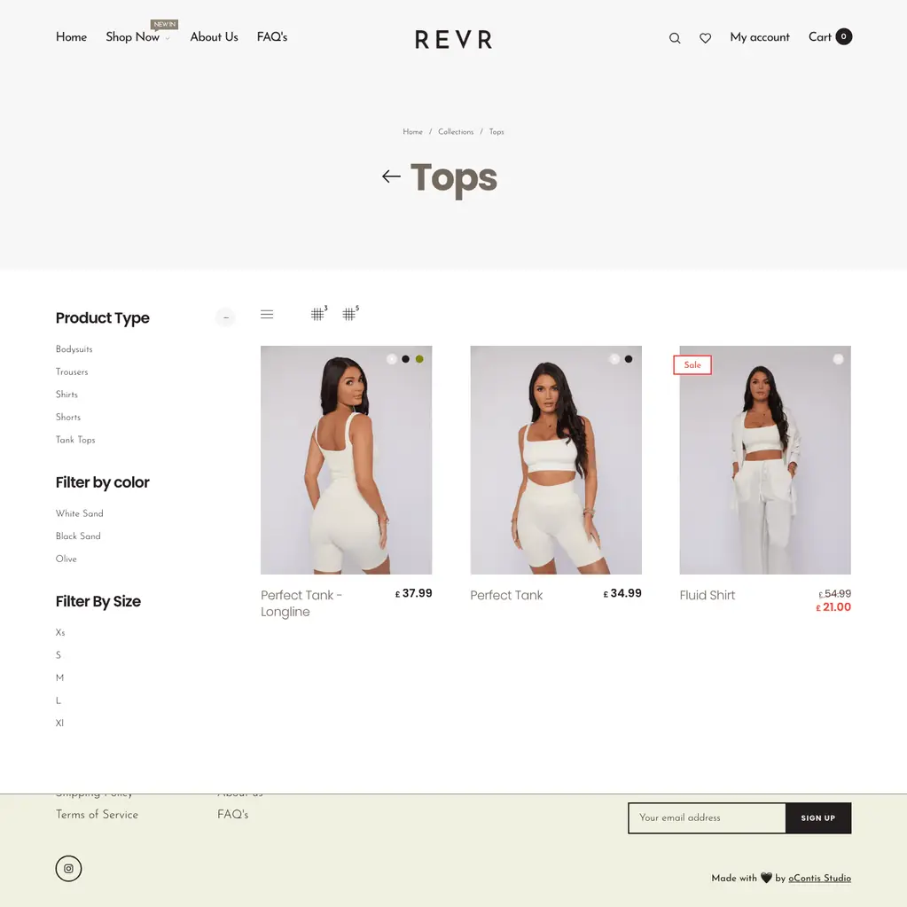 Tops collection ~ RevR by oContis Studio