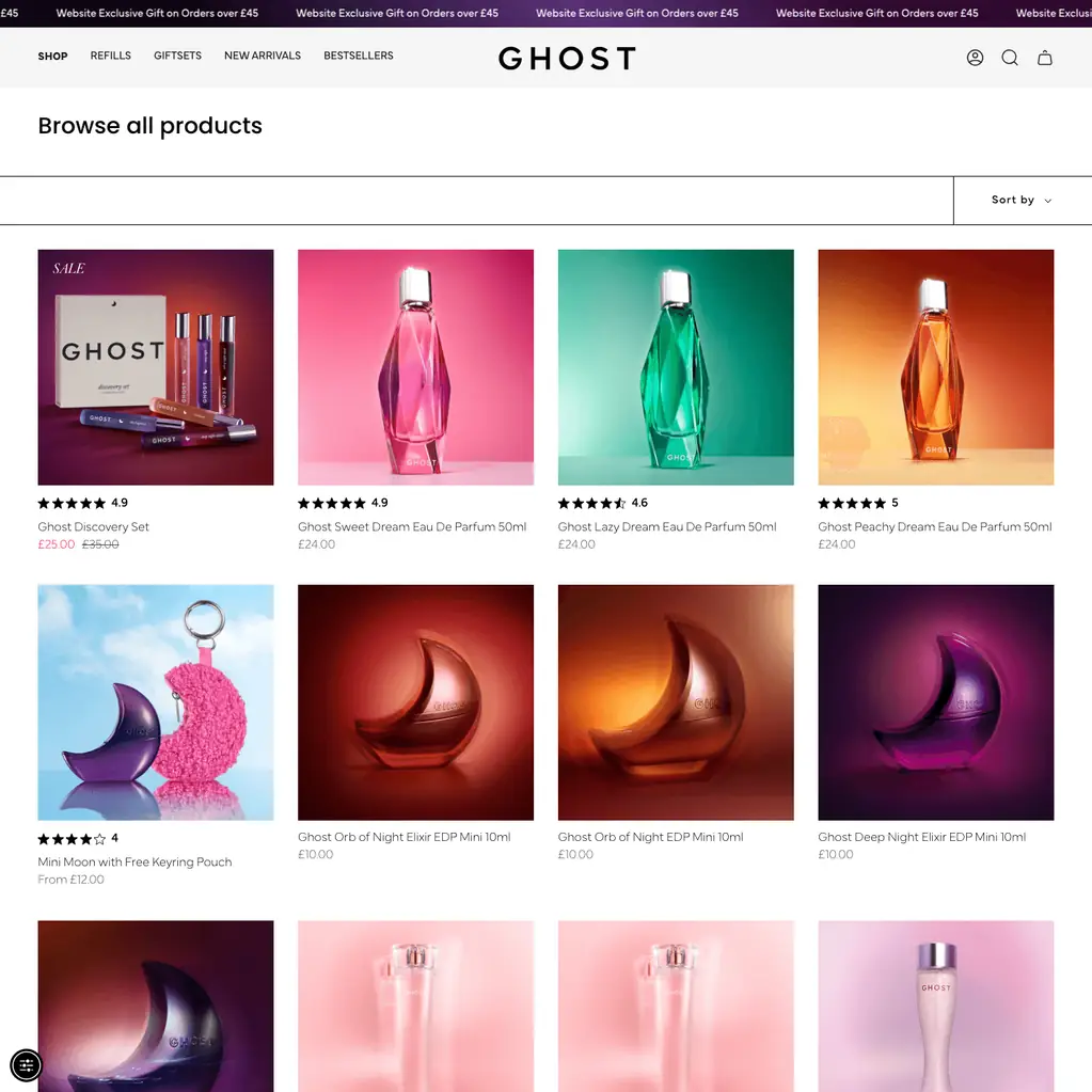 Shop all ~ Ghost Fragrances by oContis Studio