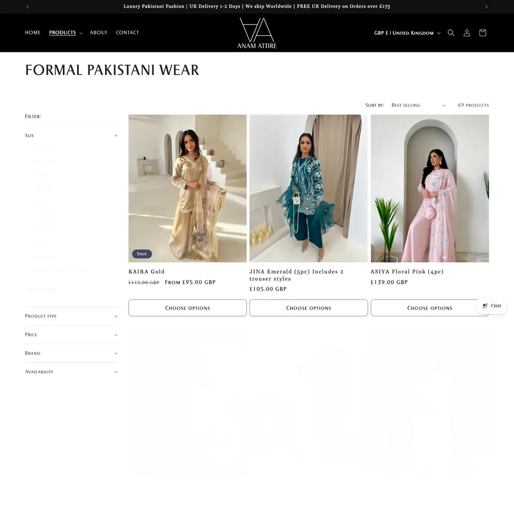 Formal wear ~ Anam Attire by oContis Studio