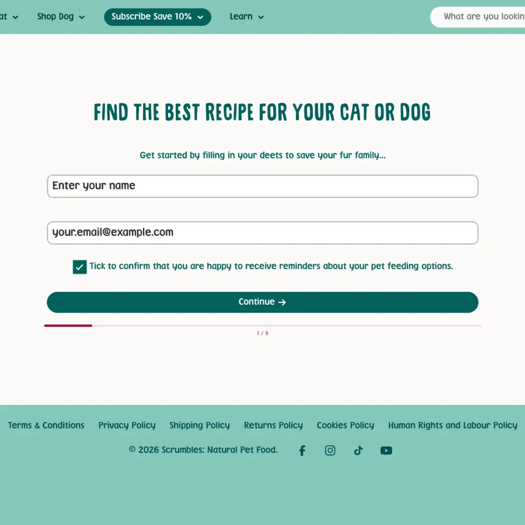Pet profile quiz ~ Scrumbles by oContis Studio