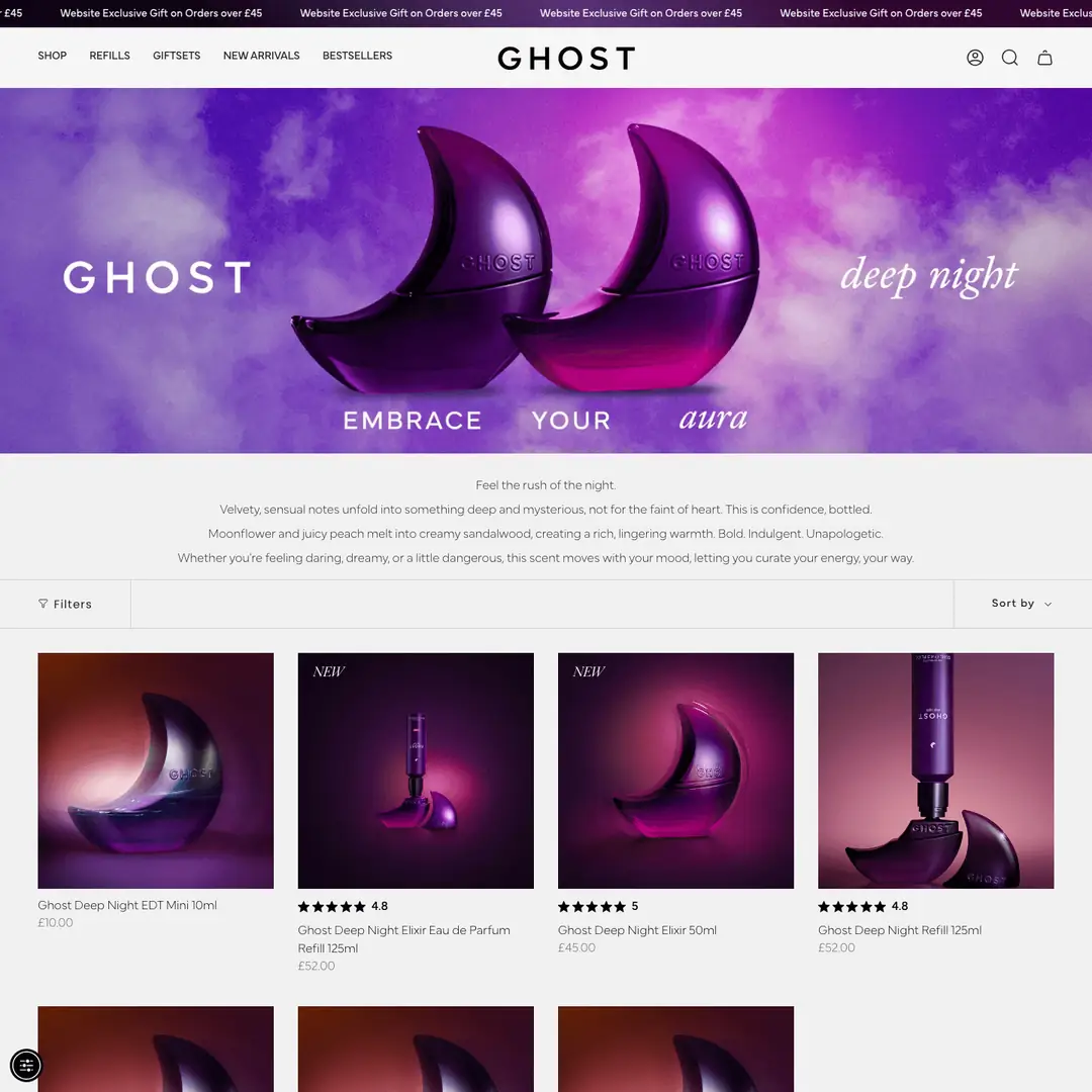Deep Night collection ~ Ghost Fragrances by oContis Studio