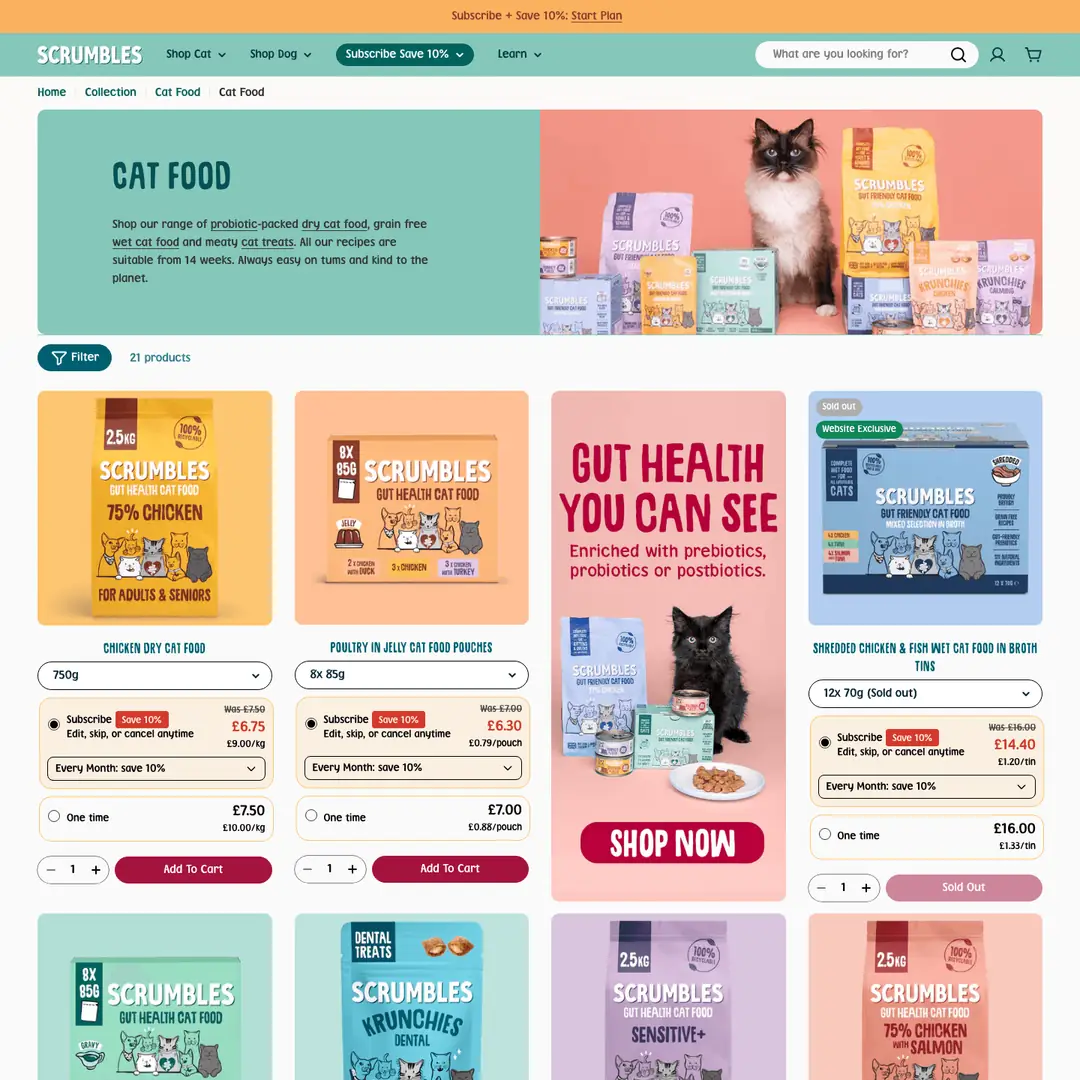 Cat food collection ~ Scrumbles by oContis Studio