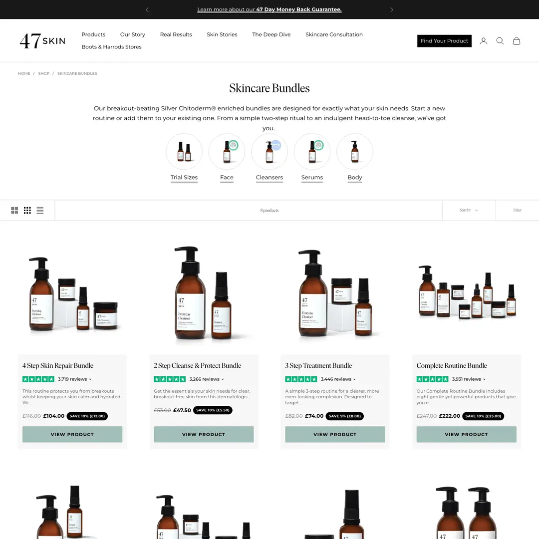 Skincare bundles ~ 47 Skin by oContis Studio