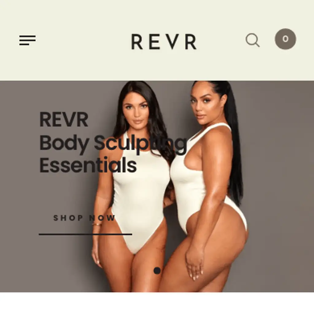 Mobile homepage ~ RevR by oContis Studio