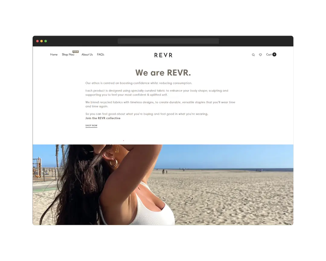 RevR product page ~ oContis Studio