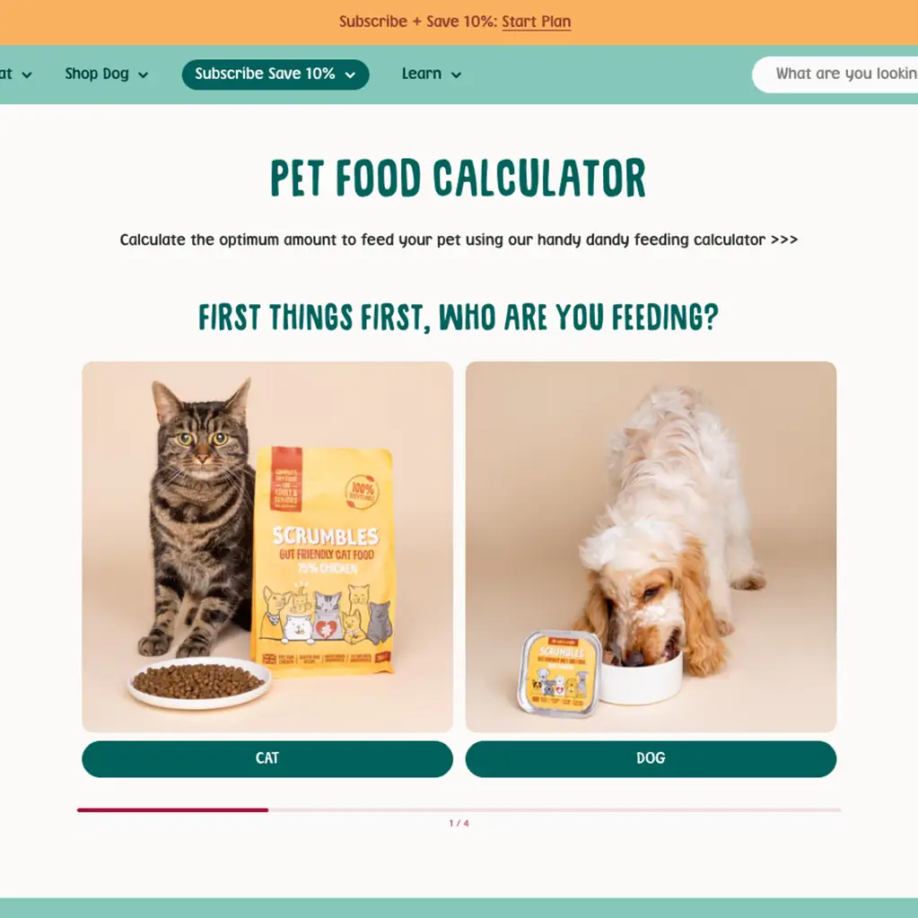 Feeding calculator ~ Scrumbles by oContis Studio